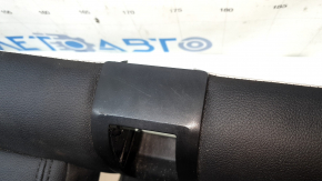 Rear seat cushion for BMW 3 G20 19-22, black leather, dented, needs dry cleaning, scratches on plastic