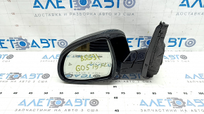 Left side mirror assembly for BMW X5 G05 19-23, 9 pins, turn signal, heated, memory, auto-dimming, BSM, camera, black, scratches
