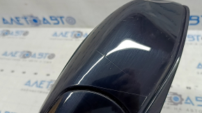 Left side mirror assembly for BMW X5 G05 19-23, 9 pins, turn signal, heated, memory, auto-dimming, BSM, camera, black, scratches