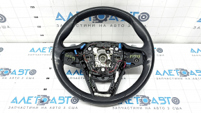BMW X5 G05 19-24 black leather steering wheel with heating, with paddle shifters, Sport, scratches, dents, needs cleaning