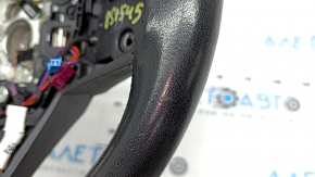 BMW X5 G05 19-24 black leather steering wheel with heating, with paddle shifters, Sport, scratches, dents, needs cleaning