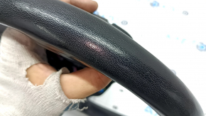 BMW X5 G05 19-24 black leather steering wheel with heating, with paddle shifters, Sport, scratches, dents, needs cleaning
