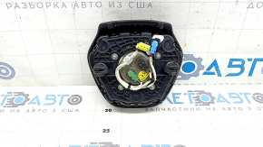 Airbag in the driver's steering wheel of the BMW X5 G05 19-24, black leather, scratches