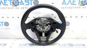 Ford Fusion mk5 17-20 steering wheel, black leather, heated, scratches