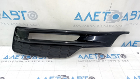 Honda Accord 16-17 hybrid front bumper right side grille under fog lights, with gloss black trim, bumpers, sand