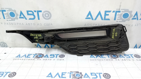Honda Accord 16-17 hybrid front bumper right side grille under fog lights, with gloss black trim, bumpers, sand