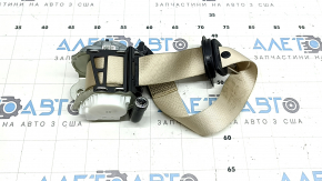 Seat belt, 2nd row, left, BMW X5 G05 19-24, light beige, dry-cleanable