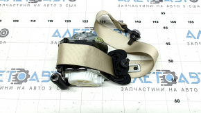 Seat belt, 2nd row, right, BMW X5 G05 19-24, light beige, dry-cleanable
