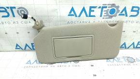 Left sun visor for Honda Accord 13-17, beige, without hook, for cleaning