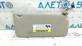 Left sun visor for Honda Accord 13-17, beige, without hook, for cleaning
