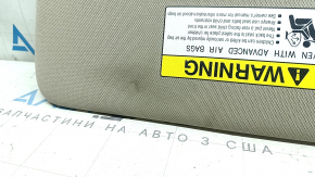 Left sun visor for Honda Accord 13-17, beige, without hook, for cleaning