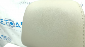 Front left headrest for Honda Accord 14-17, beige leather, dry-cleanable, dented