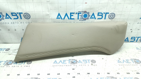 Left rear seat side trim for Honda Accord 2017, beige leather, dented, needs cleaning