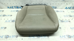 Driver's seat back upholstery for Honda Accord 13-17, beige leather with perforation, heated, dry-cleanable