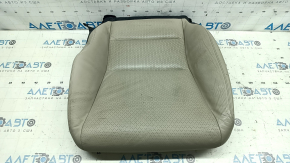 Driver's seat back upholstery for Honda Accord 13-17, beige leather with perforation, heated, dry-cleanable