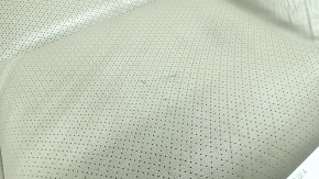 Driver's seat back upholstery for Honda Accord 13-17, beige leather with perforation, heated, dry-cleanable