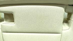 Rear seat cushion, 2nd row, BMW X5 G05 19-22, Canberra-Beige leather, heated, wrinkled, needs cleaning