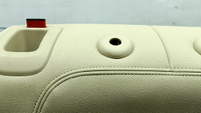 Rear seat backrest, 2nd row, right, BMW X5 G05 19-22, Canberra-Beige leather, heated, wrinkled, needs cleaning