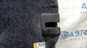 Rear row of seats, upper part, right, Ford Fusion mk5 17-20, black leather, perforation, Titanium, scratch, cracked lock cover