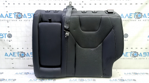 Rear row of seats, upper left, Ford Fusion mk5 17-20, black leather, perforated, Titanium, with belt and armrest, for cleaning