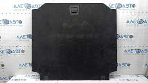 The trunk floor of a BMW X5 G05 19-24 is black, scratches on the handle, needs cleaning.