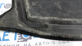 VW Beetle 12-18 trunk carpet, black, cracked