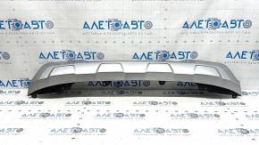BMW X5 G05 19-24 X-Line rear bumper lip trim, silver + black