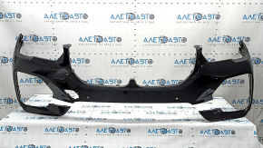 Bare front bumper for BMW X5 G05 19-23 with parking sensors and PMA, black, broken fasteners
