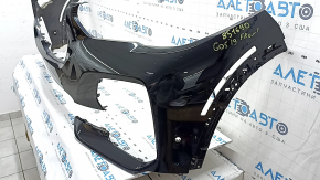 Bare front bumper for BMW X5 G05 19-23 with parking sensors and PMA, black, broken fasteners