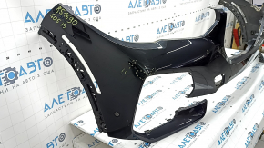Bare front bumper for BMW X5 G05 19-23 with parking sensors and PMA, black, broken fasteners