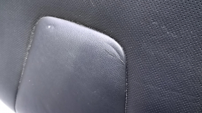 Rear row of seats, lower part, Ford Fusion mk5 17-20, black leather, perforated, Titanium, needs cleaning, scratches