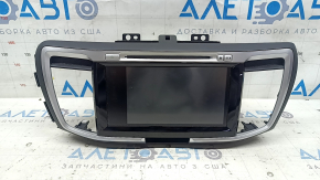 Monitor, display, navigation lower Honda Accord 2013-2017 touchscreen touring, with overlay black with gray, scratches