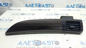 Right dashboard air vent deflector for Honda Accord 2016-2017, wood-look trim, glossy, scratches