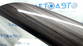 Right dashboard air vent deflector for Honda Accord 2016-2017, wood-look trim, glossy, scratches