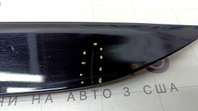 Left rear fender trim for Kia EV6 22-24, gloss black, scratches