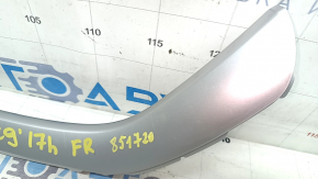 Honda Accord 13-17 center console trim, upper right, gray, scratches, chip