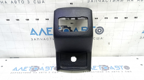 Rear center console trim for Ford Fusion mk5 17-20, black, under the air vents, worn