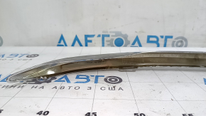 Honda Accord 17 hybrid rear bumper molding, restyling, chrome, scratches, crack in mount, scratches, peeling chrome, dented