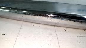 Honda Accord 17 hybrid rear bumper molding, restyling, chrome, scratches, crack in mount, scratches, peeling chrome, dented