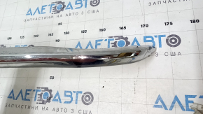 Honda Accord 17 hybrid rear bumper molding, restyling, chrome, scratches, crack in mount, scratches, peeling chrome, dented