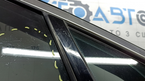Lincoln MKZ 13-20 keyless front right door assembly, blue N1, dents, scratches on glass and molding, dents on molding