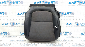 Honda Clarity 18-21 USA passenger seat cushion trim, gray cloth + black leather combination, heated, ready to clean