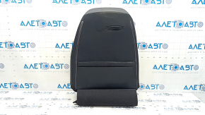 Driver's seat back cover for Honda Clarity 18-21 USA, gray cloth + black leather combination, heated, wrinkled, needs cleaning