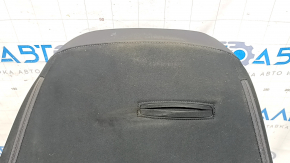 Driver's seat back cover for Honda Clarity 18-21 USA, gray cloth + black leather combination, heated, wrinkled, needs cleaning