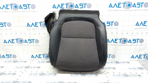 Driver's seat cushion cover for a Honda Clarity 18-21 USA, gray cloth + black leather combination, heated, wrinkled, needs cleaning