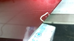 Rear left door assembly Honda Accord 13-17 red R-543P, scratches, dents