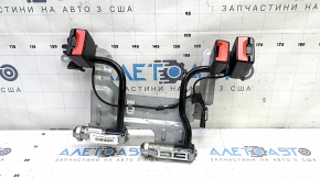 Ford Fusion mk5 17-20 rear seat belt latches with squibs, black