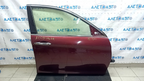 Honda Accord 13-17 keyless front right door assembly, red R-543P, scratches, dents