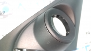 Honda Accord 13-17 black inner right mirror cover, under the tweeter, bumper