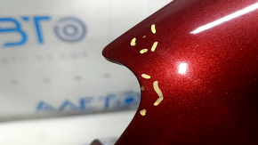 Front left fender Honda Accord 13-17 red R-543P, dents, scratches
